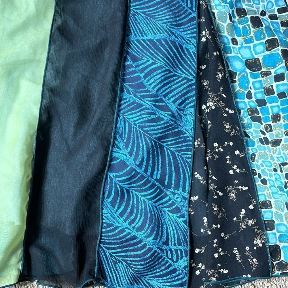 vintage patchwork y2k patterned mixed media fairy… - image 3